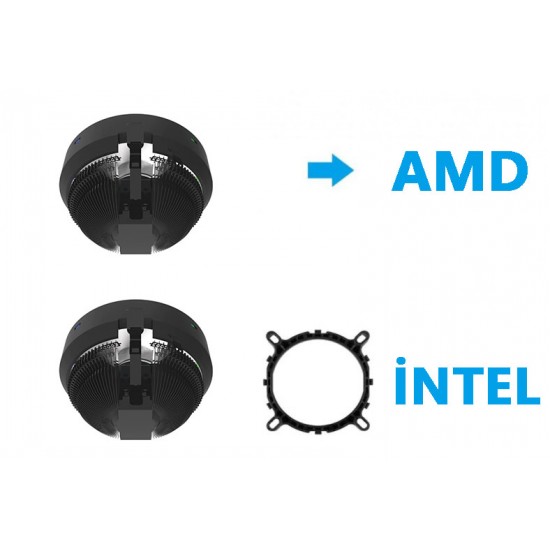 Turbox TR-C02 Rainbow Amd/intel Combo Cpu İşlemci Soğutucu Fan